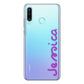Personalised Motorola Phone Hard Case with Love Summer Name In Purple