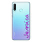 Personalisierte Oppo-Handy-Hartschale mit dem Namen „Love Summer“ in Lila