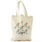 Personalised Canvas Tote Bag with Giraffe Blue Ice creams and Cute Text
