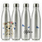 Personalised Polar Bear Butterfly and Name Cola Bottle