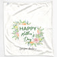 Personalised Blanket with Stylish Text and Floral Mother’s Day Message