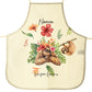 Personalised Canvas Apron with Stylish Text and Floral Mum and Baby Sloths