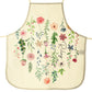 Personalised Apron with Stylish Text and Pink Flowers Floral Print