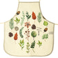 Personalised Apron with Stylish Text and Autumn Leaves Floral Print