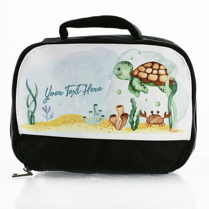 Personalised Lunch Bag with Sea Turtle & Name