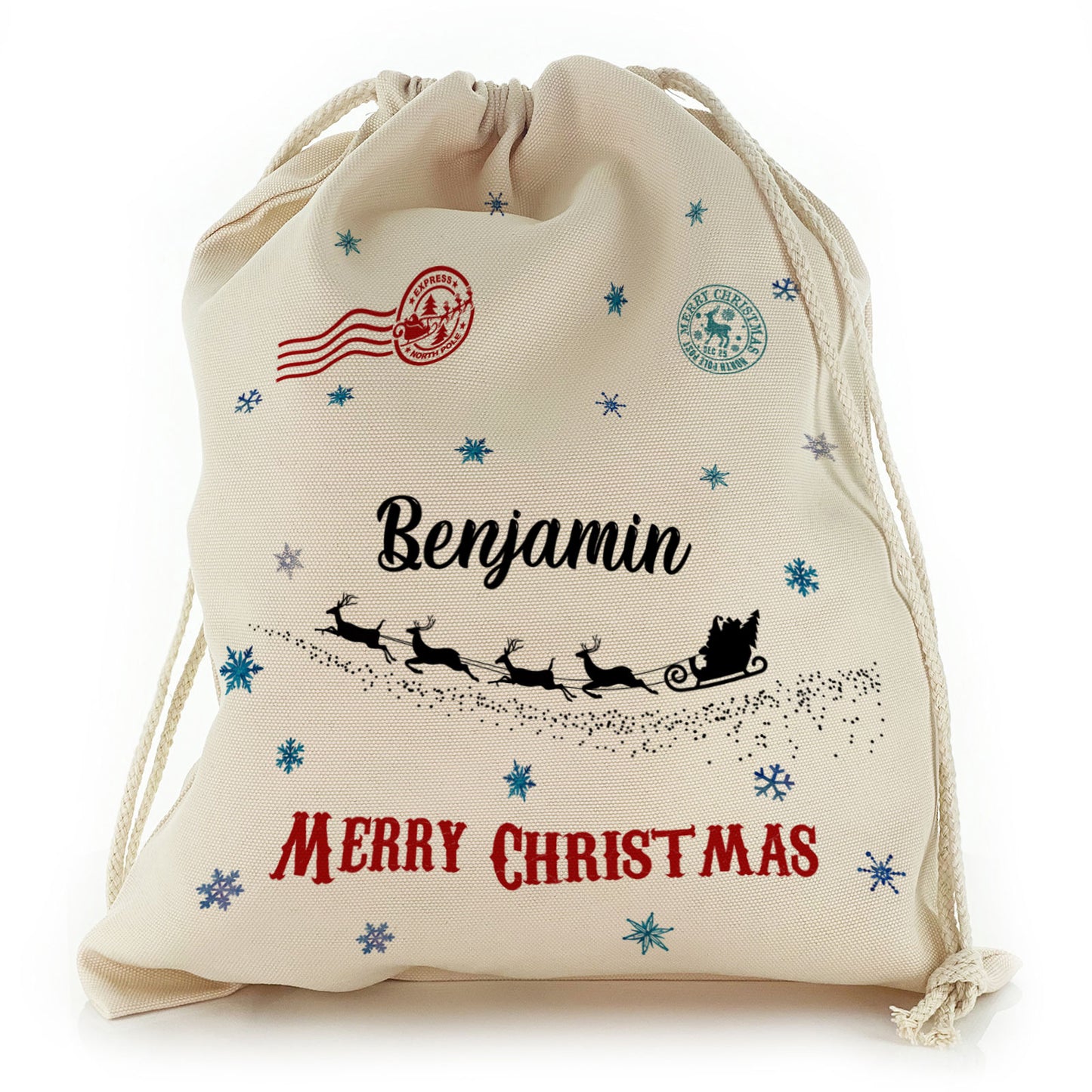 Personalised Christmas Gift Sack - Santas Express Delivery