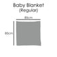 Personalised Alpacas Baubles and Name Baby Blanket