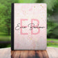 Personalised Xolo Universal Leather Tablet Case With Pink Speckle Marble