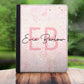 Personalised HTC Universal Leather Tablet Case With Pink Speckle Marble