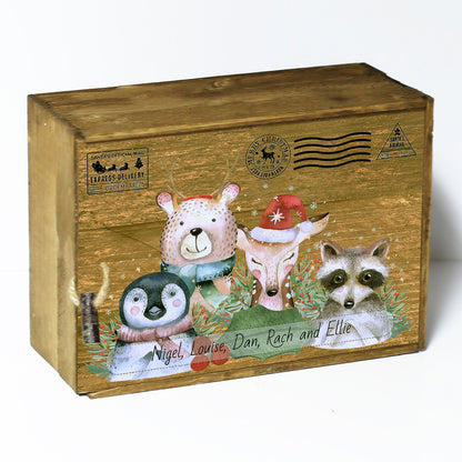 Personalised Christmas Eve Gift Box – Christmas Animals