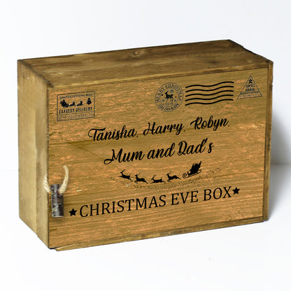 Personalised Christmas Eve Gift Box – Santa’s Sleigh Christmas Eve Box