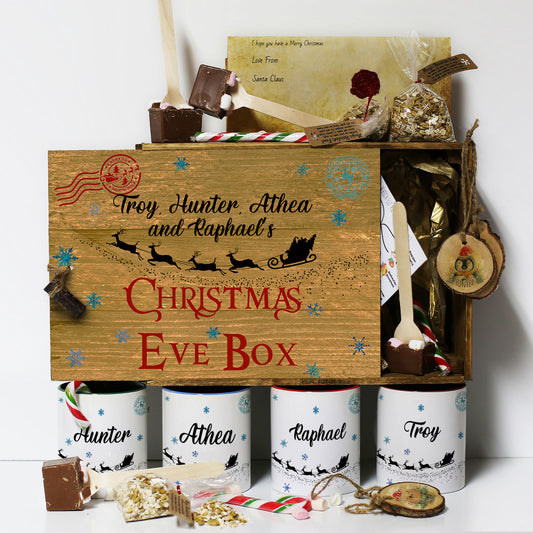 Personalised Christmas Eve Gift Box with Express Delivery Christmas Eve Box Design
