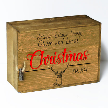 Personalised Christmas Eve Gift Box – Red Stag Christmas Eve Box