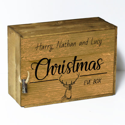 Personalised Christmas Eve Gift Box – Black Stag Christmas Eve Box