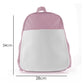 Personalised School Bag with Cute Text and Cow Pink Bows