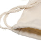 Personalisierter Canvas-Rucksack mit Kordelzug, Alpaka-Einhorn mit Regenbogenhaar, Herzen, Sternen und süßem Text
